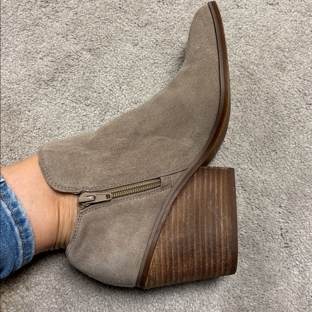 Lucky Brand Taupe Ankle Booties - Picture 7 of 7